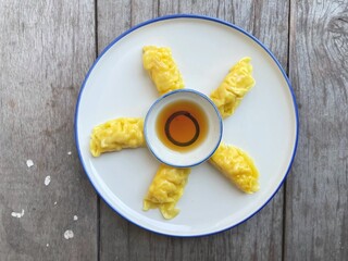 Dumpling dim sum Chinese food