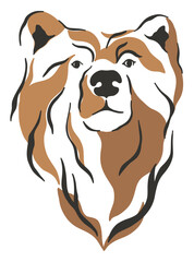 Bear Wild Animal Forest Nature Graphic Svg
