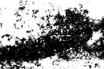 Grunge black and white scratched textured background. Abstract messy and distressed element. (vector)