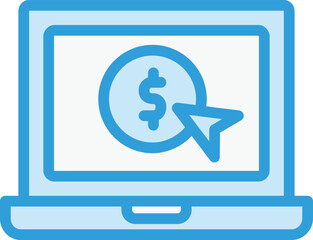 Pay per click Vector Icon Design Illustration