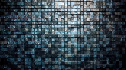 Rectangular Mosaic Design. Generative AI