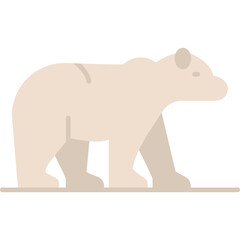Fototapeta na wymiar Polar Bear Icon