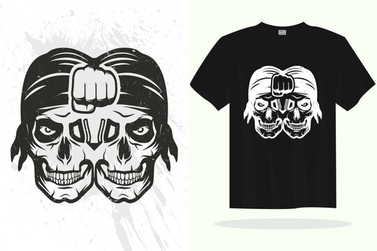 Modern t shirt design vector template with random graphics