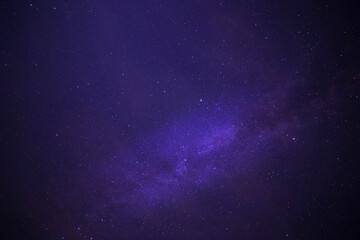 dark blue space background with Milky Way galaxy