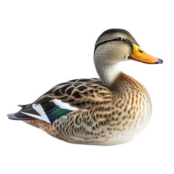 illustration of a duck on transparent background