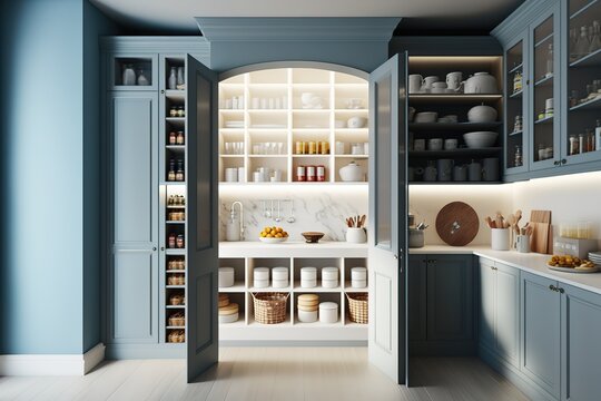 Luxury , kitchen concept, Generative AI