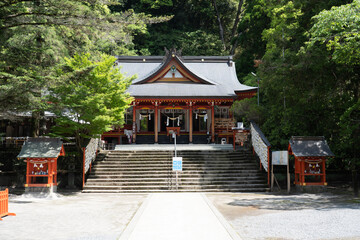 豊玉姫神社の風景