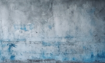 Fototapeta premium White blue gray concrete, grunge cement texture background, generative AI