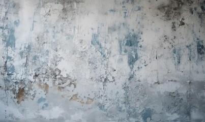 Fototapeta premium White blue gray concrete, grunge cement texture background, generative AI