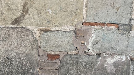 Textured stone sandstone surface. Close up image bricks
