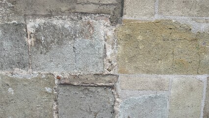 Textured stone sandstone surface. Close up image bricks
