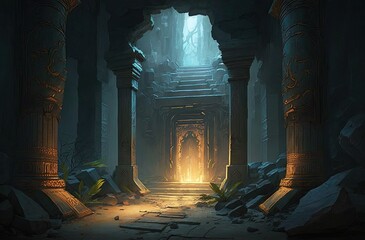 Grasping at Clues Within the Walls of a Mysterious Temple Generative AI