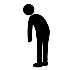 猫背の人のアイコン