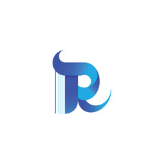 R latter Book logo design