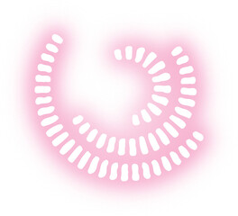 Collection of circle neon