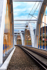 Details of railway bridge over Skawa river