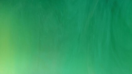 Turbulent Fluid Movement. Formation of swinching in a homogeneous liquid with impurities of green and yellow ink