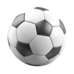 classic sport soccer ball on a transparent background