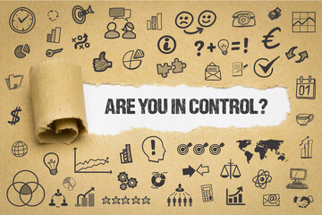  Are you in control?	
