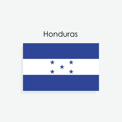 Obraz premium Honduras country flag vector