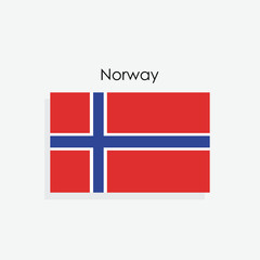 flag of Norway country vector