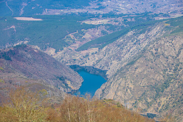 Landscape of Ribeira Sacra in Galicia