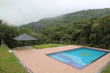 A Beautiful landscape from the pool view