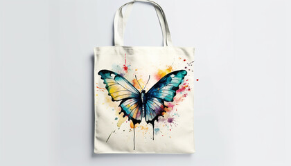 Butterfly handle bag summer fashion gift idea generated by AI