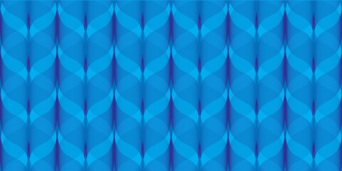 Retro wavy background. Seamless pattern. Vector. レトロなみなみパターン