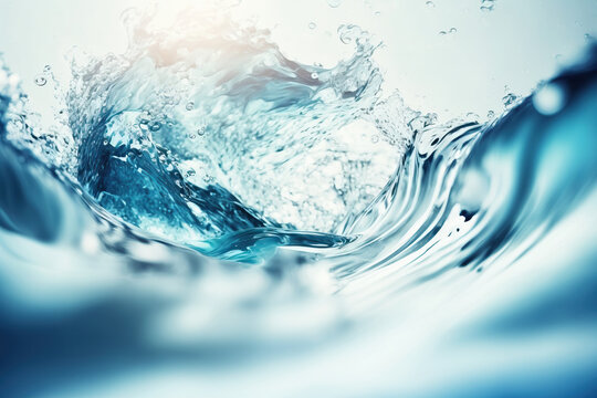 Abstract background with water