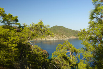 The panorama from the Lycian Way, Turkey