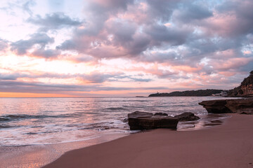 Obraz premium sunrise on the beach