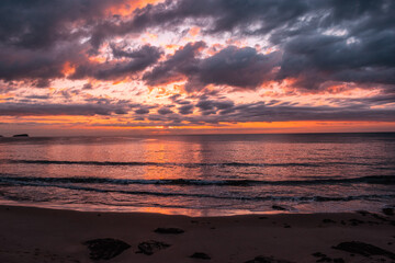 Fototapeta premium sunrise on the beach