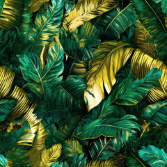 seamless texture,pattern,from tropical leaves,summer