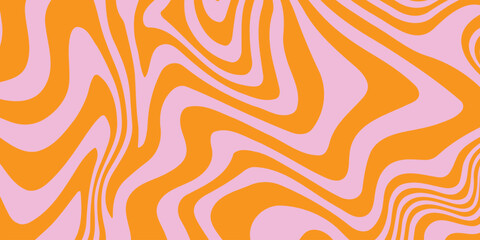 Cool Y2k Abstract Geometric Texture. Trendy Groovy Acid Background Vector Design.