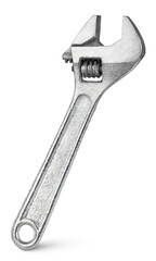 Adjustable wrench (spanner) isolated on transparent background