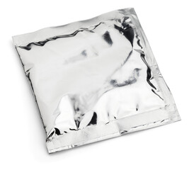 Aluminum Foil Bag Package isolated on transparent background