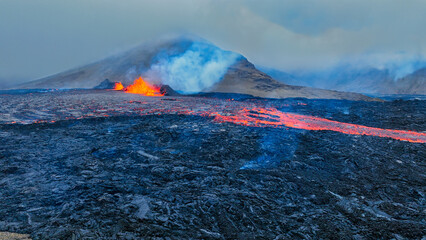Vulkanausbruch  in Island