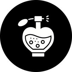 Perfume Glyph Inverted Icon