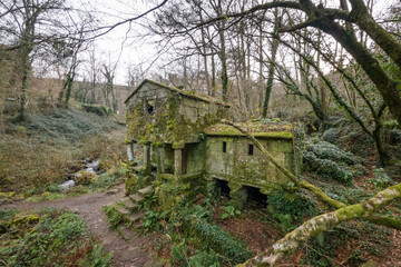 Molino de Maquías, en Vigo (Galicia, España)