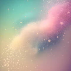 Fototapeta premium pastel colorful dust background. Generative ai.