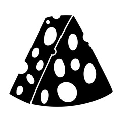 Cheese icon vector. Milk product illustration sign. Food symbol. Cheese farm logo.