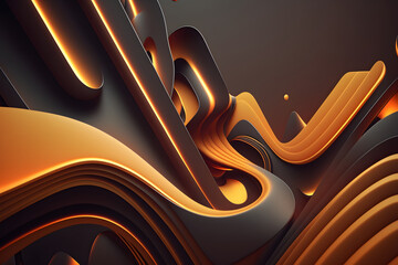 futuristic line abstract background