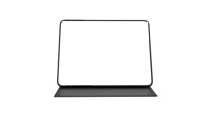 Tablet on isolated background