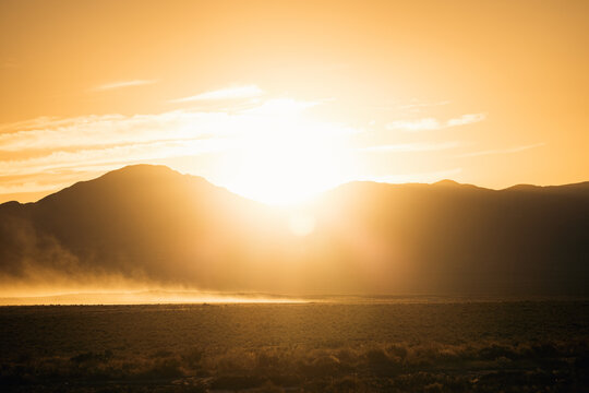 Salt Flats, Utah and Arizona state limit