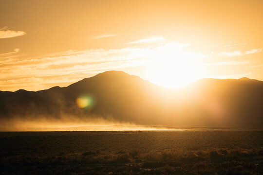 Salt Flats, Utah and Arizona state limit
