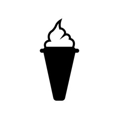 ICE CREAM icon design template vector