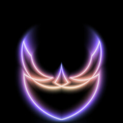 New Decorative abstract background for modern design. colored fractals and geometric shapes