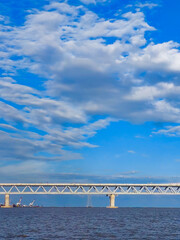 The Padma Multipurpose Bridge - a multipurpose railroad bridge constructed across the Padma River in Bangladesh.
