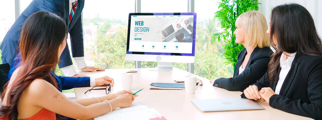 Website design software provide modish template for online retail business and e-commerce